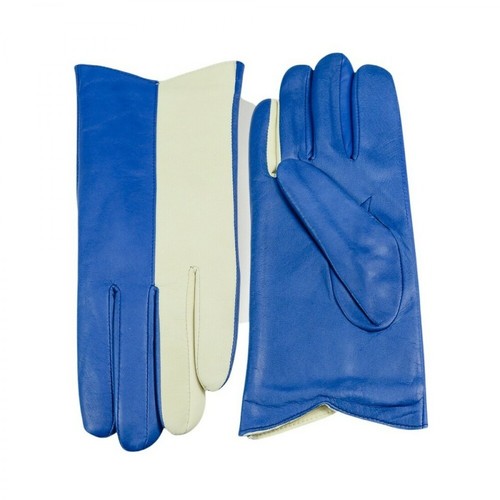 Allora, Skórzane rękawiczki Niebieski, female, 100.00PLN
