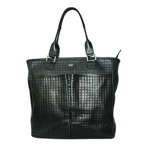 Anya Hindmarch Pre-owned, Quilted Tote -Pre Owned Condition Good Czarny, female, 2722.51PLN
