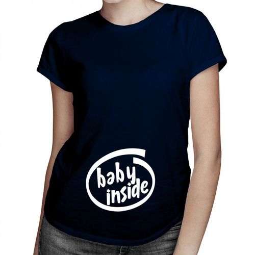 Baby inside! - damska koszulka z nadrukiem 69.00PLN