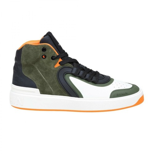 Balmain, Sneakers Xm1Vg293Lgrc UAE Zielony, male, 3038.85PLN