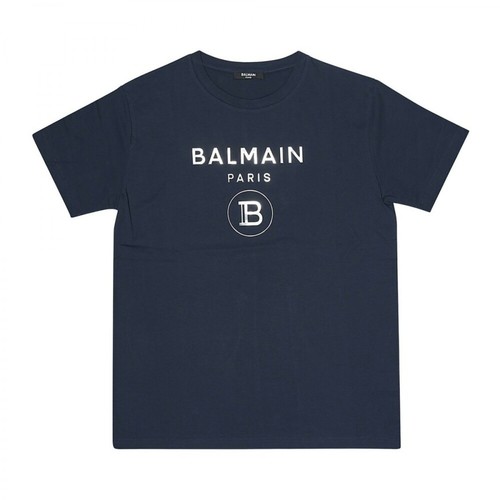 Balmain, T-shirt Niebieski, male, 649.00PLN