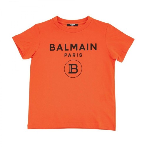 Balmain, T-shirt Pomarańczowy, male, 651.00PLN