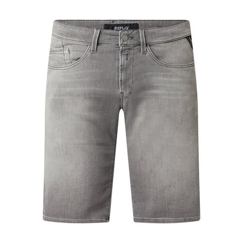 Bermudy jeansowe o kroju regular fit z dodatkiem streczu model ‘Brad’ 159.99PLN
