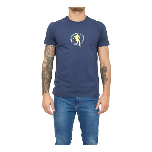 Bikkembergs, T-shirt Niebieski, male, 556.00PLN