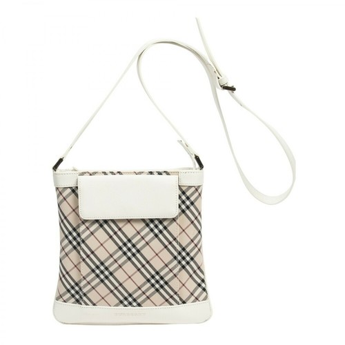 Burberry Vintage, Pre-owned Front Pocket Crossbody Zip Beżowy, female, 3161.00PLN