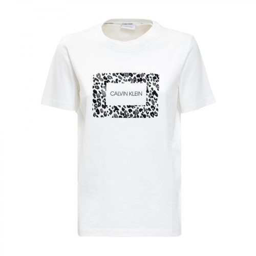Calvin Klein, K20K202910 Short sleeve t-shirt Biały, female, 342.00PLN