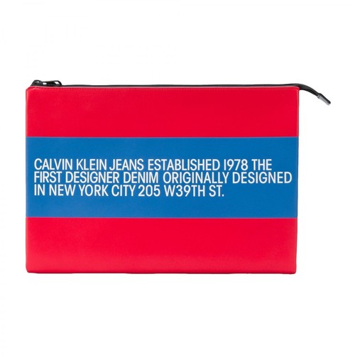 Calvin Klein, Pochette Big Text Czerwony, unisex, 428.00PLN