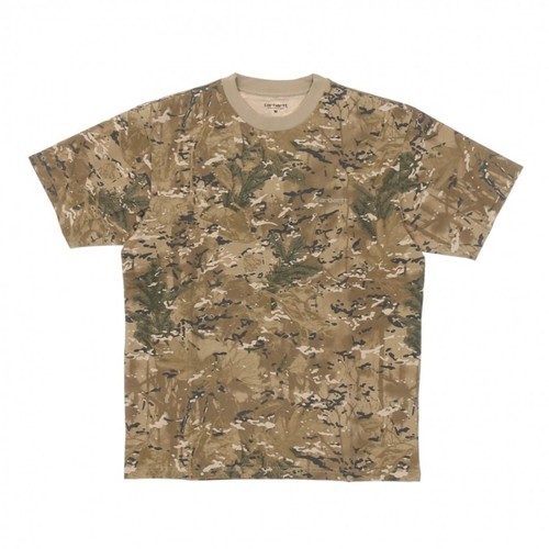 Carhartt Wip, t-shirt Brązowy, male, 343.00PLN
