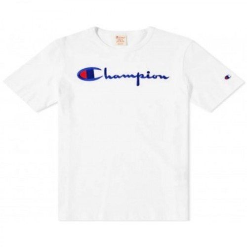 Champion, Crewneck T-Shirt Biały, male, 102.13PLN