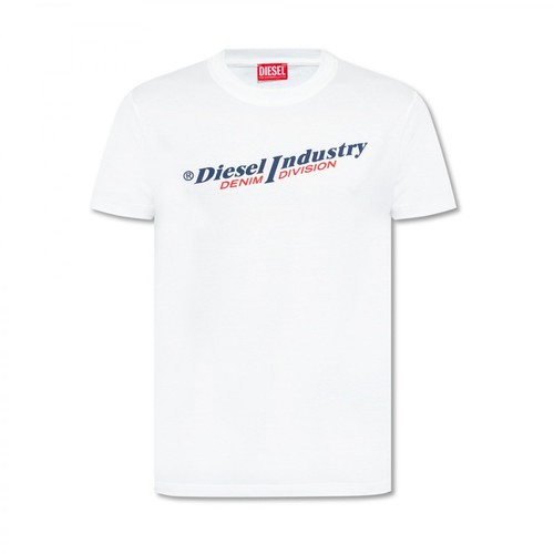 Diesel, T-Diegor T-shirt Biały, male, 411.00PLN