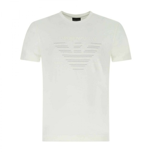 Emporio Armani, T-Shirts Biały, male, 215.00PLN
