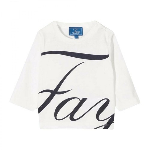 Fay, T-shirt Biały, female, 141.00PLN