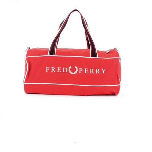 Fred Perry, Fred Perry L5275 Bag Men RED Czerwony, male, 525.00PLN