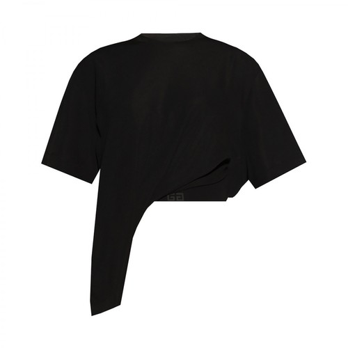 Givenchy, T-shirt with zip detail Czarny, female, 2732.00PLN