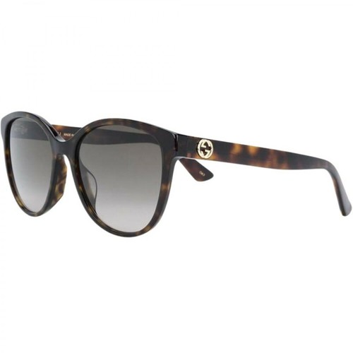 Gucci, Oversized Tortoiseshell-effect Sunglasses Czarny, female, 1001.00PLN