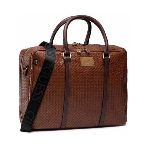 Guess, Briefcase Brązowy, male, 730.00PLN