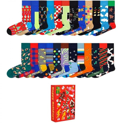 Happy Socks, 24 days of holiday giftbox Niebieski, female, 912.00PLN