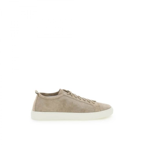 Henderson, Roby perforated suede sneakers Beżowy, male, 1254.00PLN