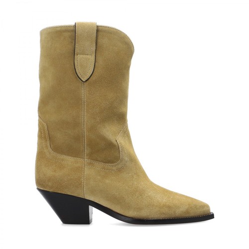 Isabel Marant, Dahope heeled ankle boots Beżowy, female, 2950.35PLN