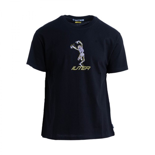 Iuter, T-shirt Czarny, male, 183.00PLN