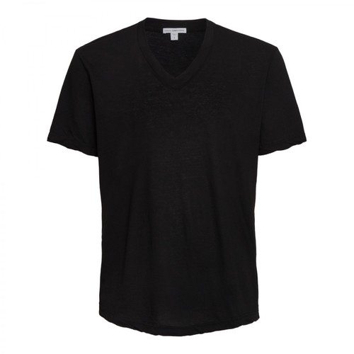 James Perse, T-shirt Czarny, male, 689.00PLN