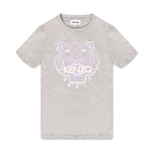 Kenzo, Logo T-shirt Szary, female, 502.00PLN