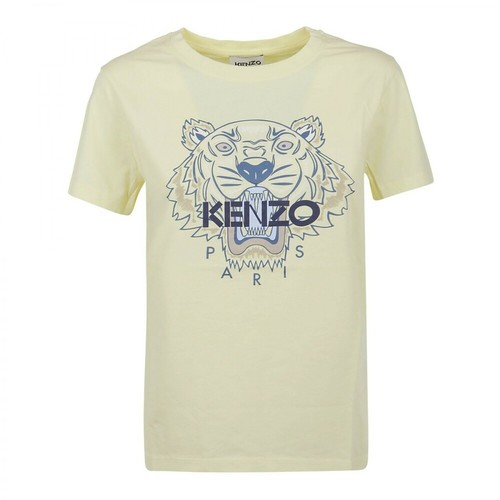 Kenzo, Tiger Classic T-Shirt Żółty, female, 434.00PLN