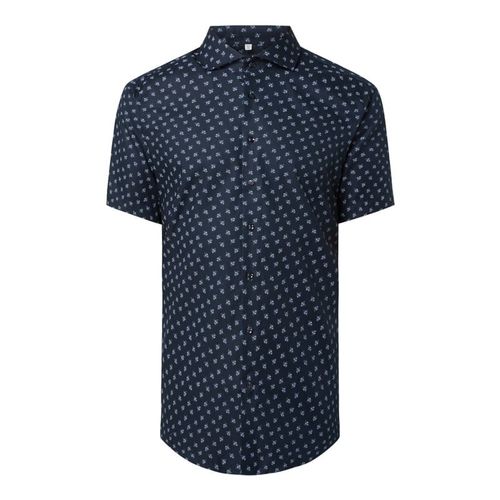 Koszula biznesowa o kroju slim fit z tkaniny Oxford z krótkim rękawem 199.99PLN