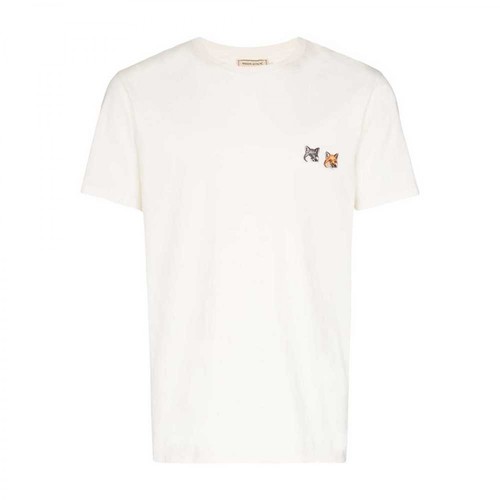 Maison Kitsuné, T-Shirt Biały, male, 325.00PLN
