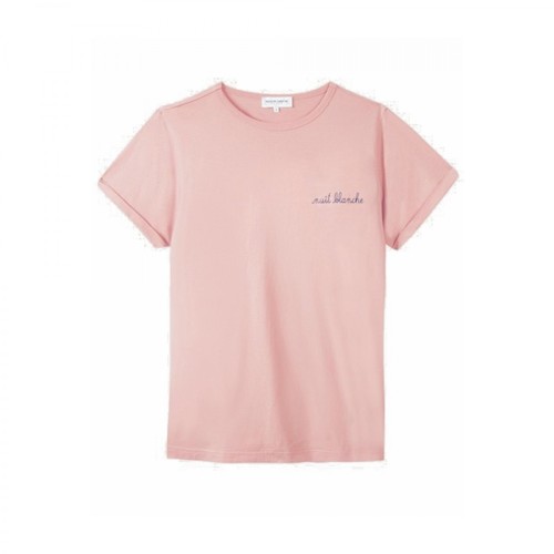 Maison Labiche, t-shirt poitou nuit blanche Różowy, male, 195.00PLN