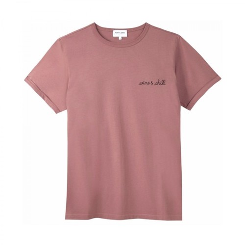 Maison Labiche, T-shirt poitou Różowy, male, 192.00PLN