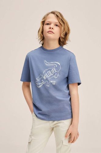 Mango Kids t-shirt bawełniany dziecięcy Drilo 29.99PLN