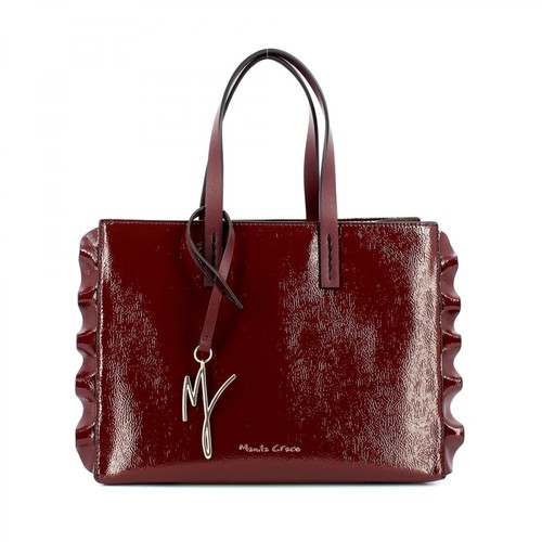 Manila Grace, Daisy Medium handbag Czerwony, female, 530.00PLN