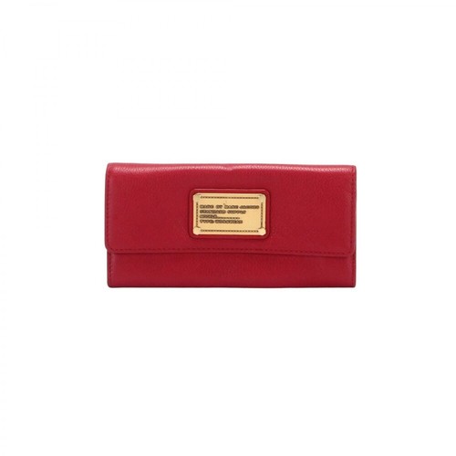 Marc Jacobs Pre-owned, Too Hot To Handle Leather Long Wallet Czerwony, female, 862.00PLN