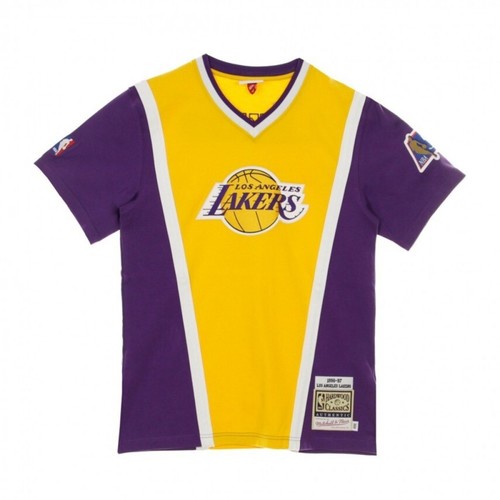 Mitchell & Ness, Casacca Basket NBA T-Shirt Fioletowy, male, 945.00PLN