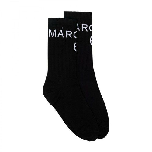MM6 Maison Margiela, Socks Calze Czarny, female, 206.00PLN