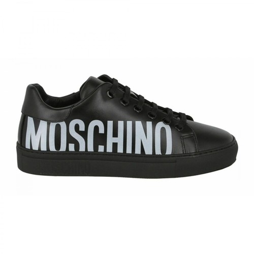 Moschino, Logo Sneakers Czarny, female, 2308.34PLN