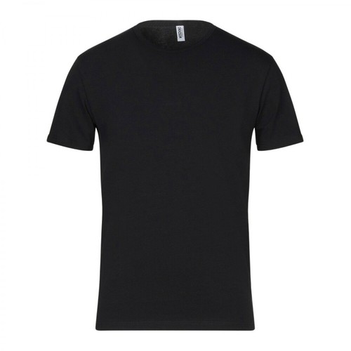 Moschino, Logo T-Shirt Czarny, male, 299.57PLN