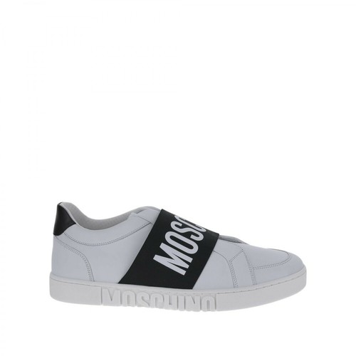 Moschino, Sneakers Biały, male, 2084.00PLN