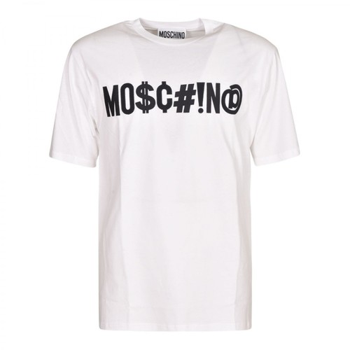 Moschino, T-shirt Biały, male, 507.00PLN
