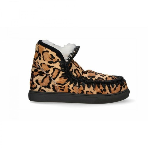 Mou, Eskimo Sneakers cav leopard - 111000D-Bltan Brązowy, female, 1309.00PLN