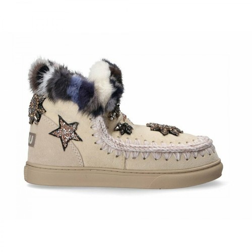Mou, Eskimo sneakers patches fur - 111006A-Van Beżowy, female, 1379.00PLN