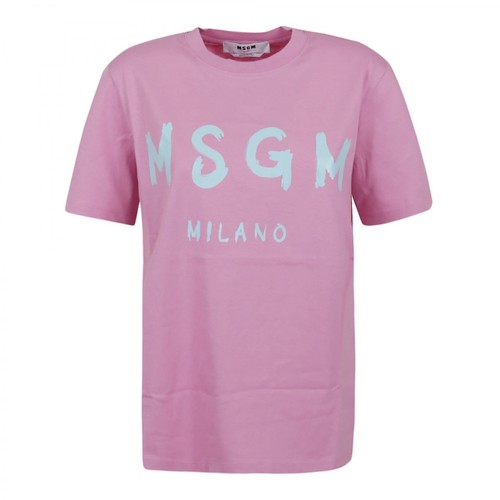 Msgm, T-shirt Różowy, female, 387.00PLN