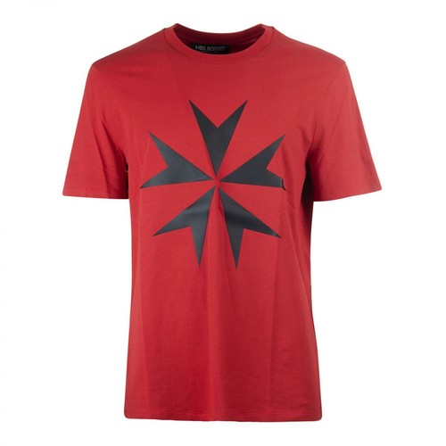 Neil Barrett, T-shirt Czerwony, male, 1264.00PLN