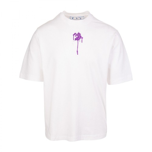 Off White, Graphic-Print T-Shirt Biały, male, 1118.00PLN