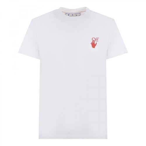 Off White, T-shirt with logo Biały, male, 1254.00PLN
