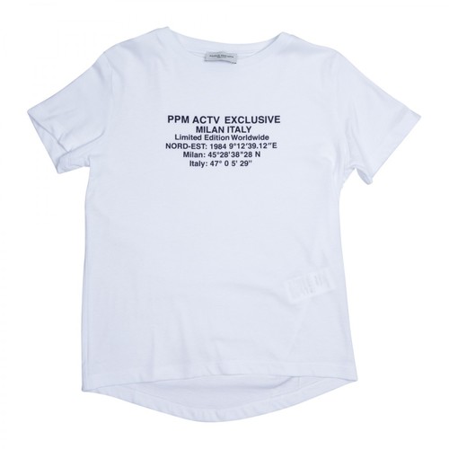 Paolo Pecora, T-shirt Biały, male, 210.00PLN