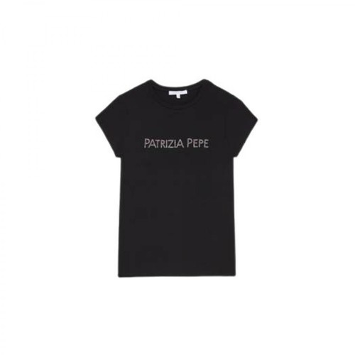 Patrizia Pepe, T-Shirt Czarny, female, 570.60PLN