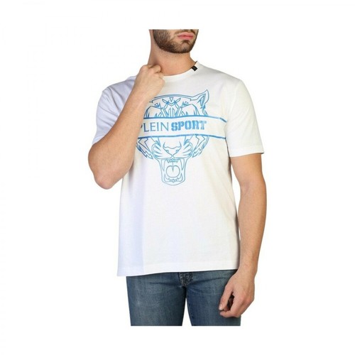 Plein Sport, T-shirt Tips112It Biały, male, 648.00PLN