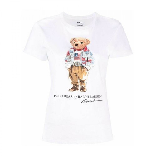 Polo Ralph Lauren, T-shirt Biały, female, 355.00PLN